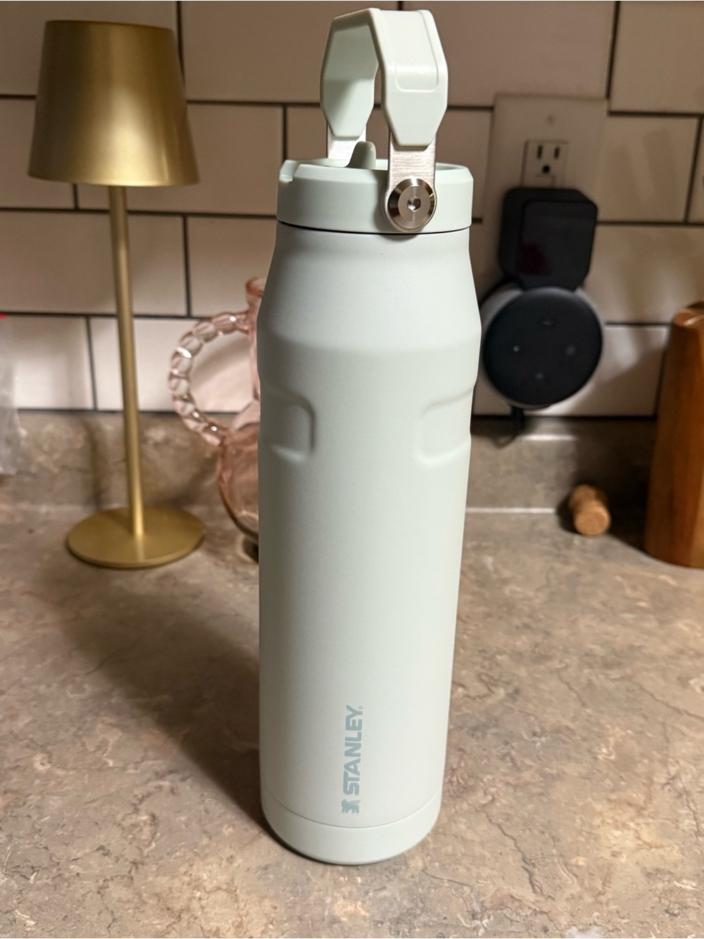 Stanley Pale Mint Green Water Bottle